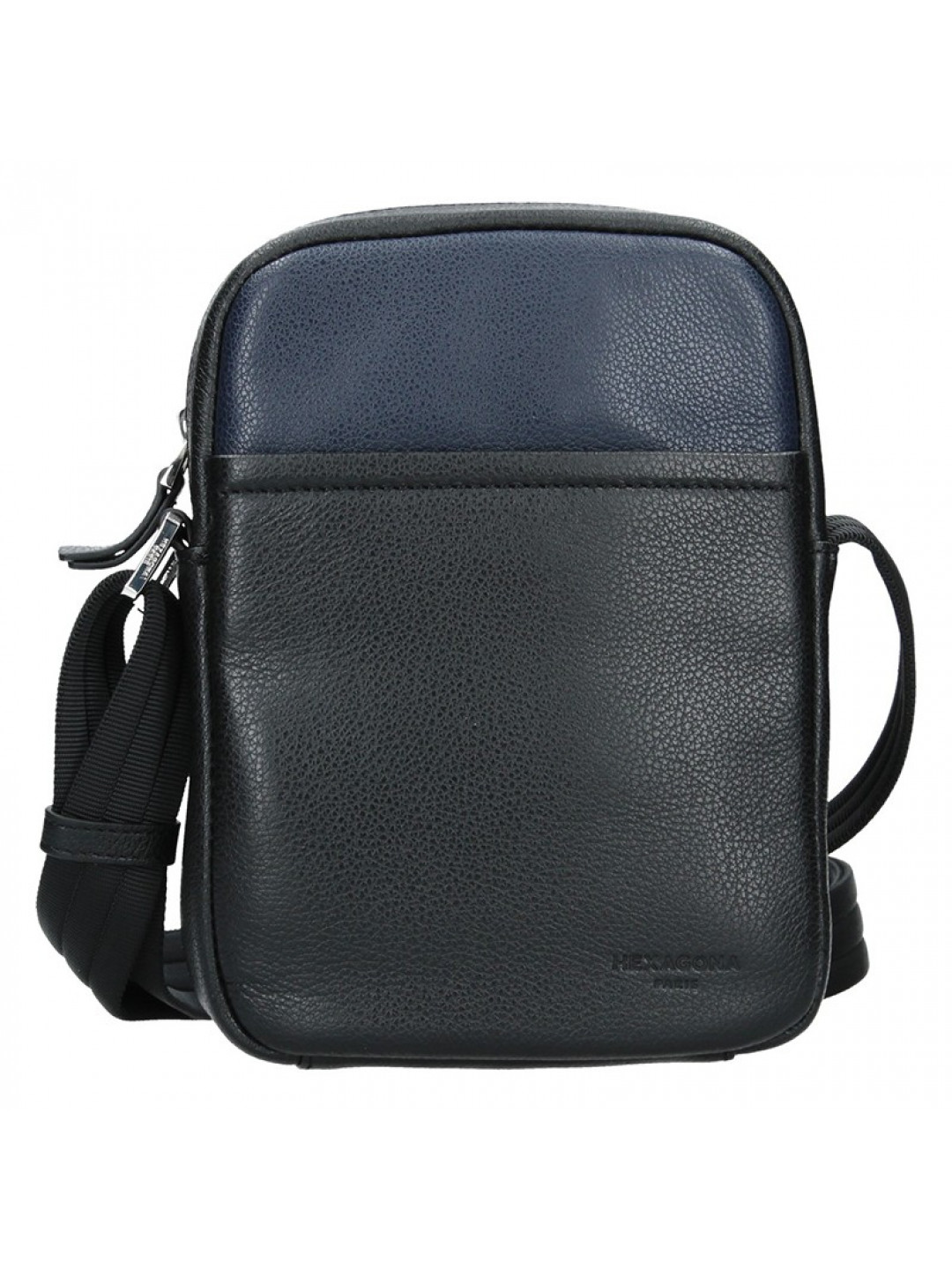 Pánská taška na doklady Hexagona Augusto – černo-modrá